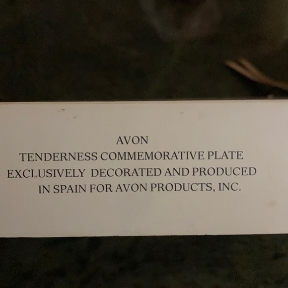 Avon Tenderness Commemorative Plate 1974 - Picture 12 of 14